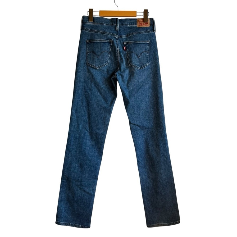 Levi’s Slimming Straight Jeans Dark Wash 28 Lavender Hill - Picture 7 of 15